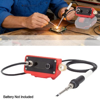 Portable Outdoor Soldering Iron Station T12 Tip For Parkside 20V Lithium Battery