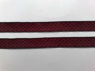 aus Farben wählen 2m Borte 1,61 /m Band Mäander Hund Retro 20mm breit 