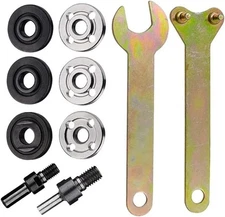 Drill Angle Grinder Adapter 6mm &10mm Arbor Mandrel Adaptor, 2 Spanner Wrench