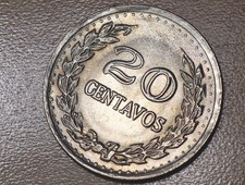 1972 Colombia 20 Centavos