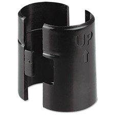 ALERA SW59SLBL Wire Shelving Shelf Lock Clips, Plastic, Black, 4 Clips/pack