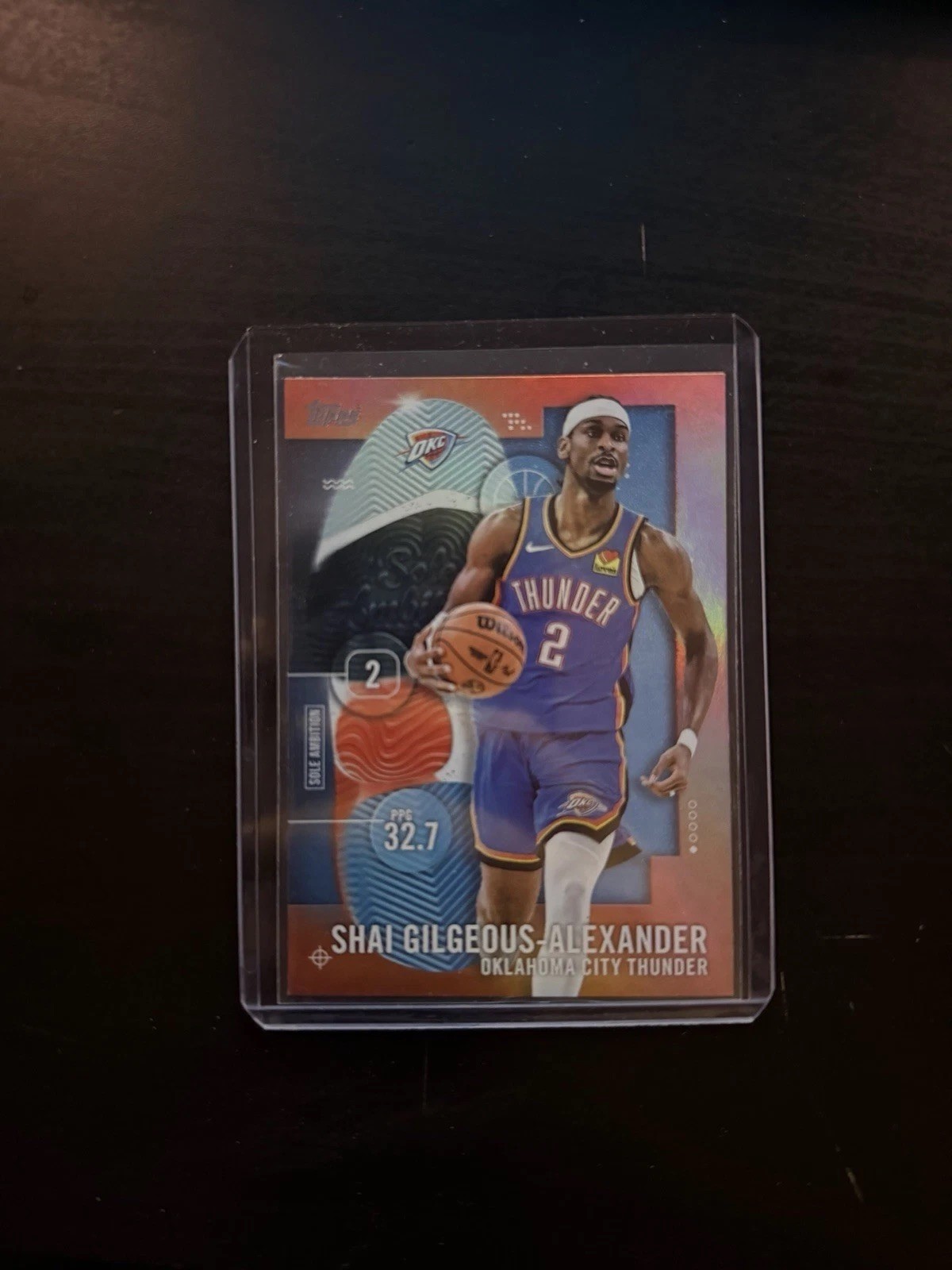 2025-26 Topps Basketball Shai Gilgeous-Alexander Sole Ambition SSP SA-9 1:15000!