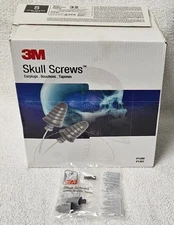 3M Skull Screw Ear Plugs 120 Pair Uncorded 32 NRR EarPlugs Individually Bagged
