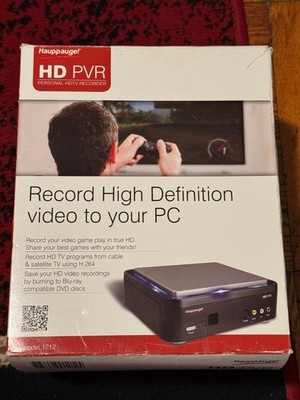 Hauppauge HD PVR 1212 High Definition Video Capture/Game Recorder TV - PC TESTED