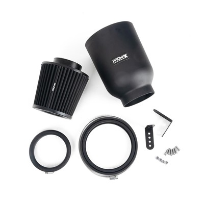 #ad ProMax Large Universal Pleated 76mm Rubber Neck Air Filter in Enclosed Airbox $168.68