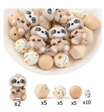 silikon , basteln, Selbermachen, Schnullerketten, Figur 27 St