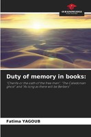 Fatima Yagoub | Duty Of Memory In Books: | Taschenbuch | Englisch (2023)