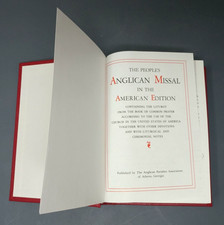 The People  s Anglican Missal  American Edition 1988  Red Hardcover