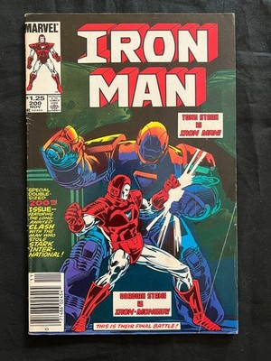 Iron Man #200 (1985)   1st Iron Monger, Silver Centurion Armor, Newsstand