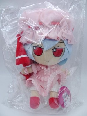 TOUHOU PROJECT Fumo Fumo Series 47 Remilia Scarlet Plush Doll & Badge Set Gift