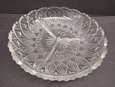 Jewelite Glass Round Candy Dish By Gibson
