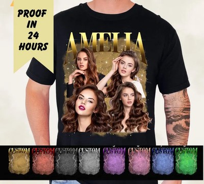Custom Bootleg Shirt Personalized Design Your Own Style Tee Gift Idea