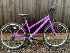 British Eagle Verona Purple Ladies Mountain Bike Bicycle Shimano 18 speed Gear