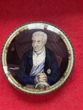 Prattware Pot Lid Wellington With Clasped Hands