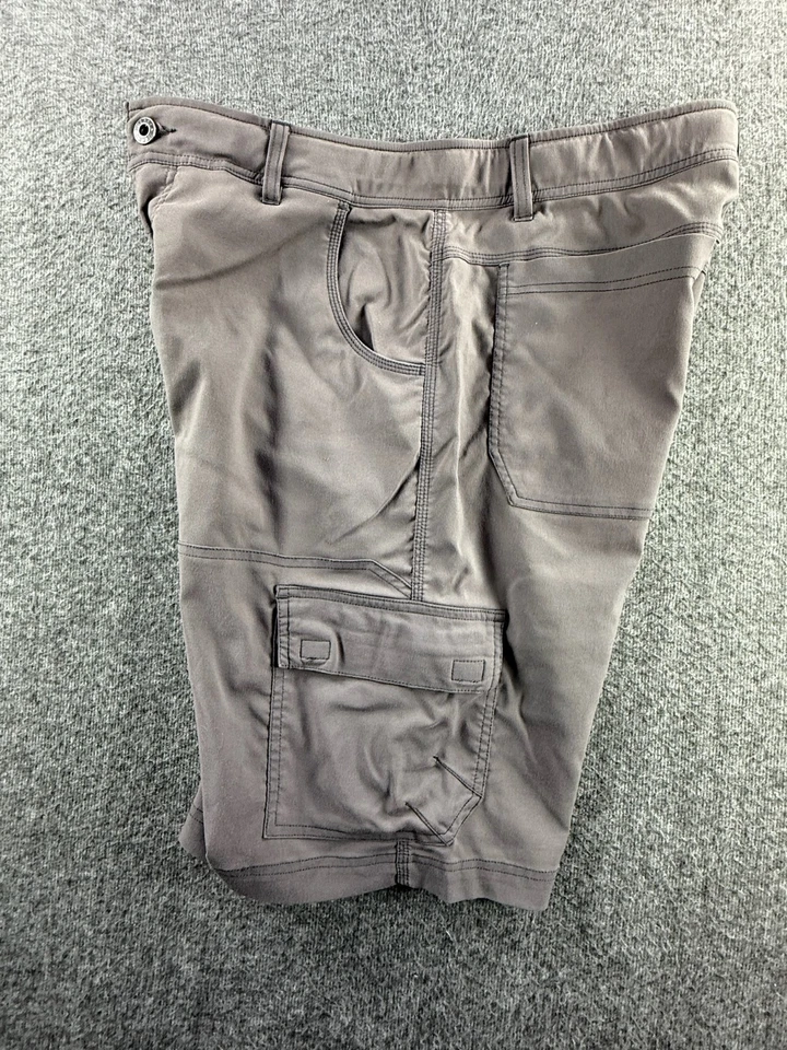 Pantalones Cortos Gerry Para Hombre 32 Gris Senderismo Aire Libre Utilidad Carga Pantalones Cortos Botón Mosca Cremallera Foto 2 de 4