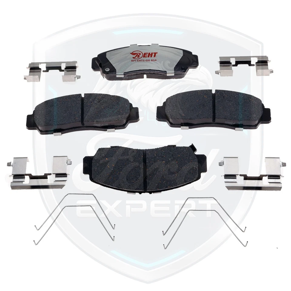 Premium OE Front Ceramic Brake Pads Kit For 2010-2012 Honda Accord 10 Yr Warrant Foto 3 de 4