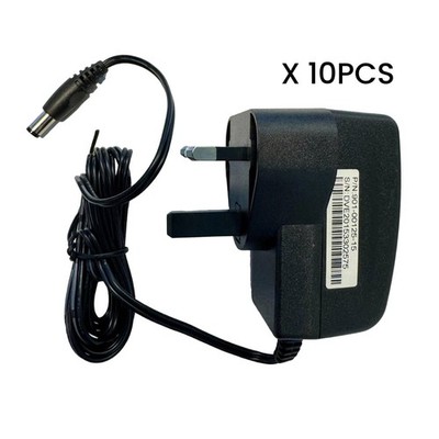 10PCS DVE DSA-12PFA-09 FUK UK Plug 12V 1A 5.5*2.1 mm Universal Power AC Adapter