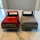 2 tonka dump truck bodies, complete with roof and frame vintage