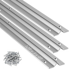 12 Ft Galvanized V Track, 3 X 4 Ft Sections, Inverted V Track for 1" OD