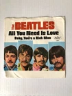 THE BEATLES All You Need Is Love 7" 45 - Capitol 1st press w/picture sleeve VG+
