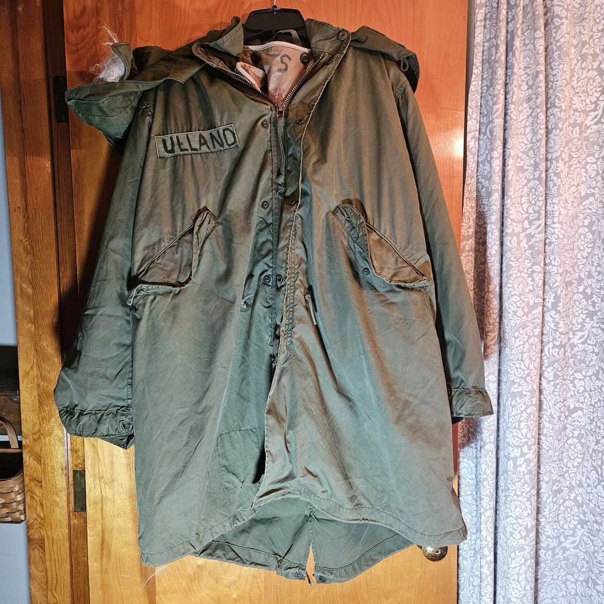 Vintage Army Parka In Original Korean Military Period Items (1950