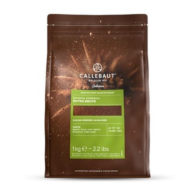 Callebaut Cocoa Powder - Extra Brute - 100% Cocoa - Dutch Processed - 2.2 lb
