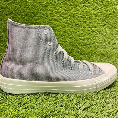 Converse Chuck Taylor All Star High Womens Size 8 Gray Athletic Shoes Sneakers
