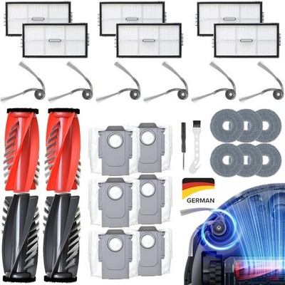 30 Stück Zubehör Set für Roborock Saros 10R/Saros 20/Qrevo Curv 2 Pro/X/2 ProX