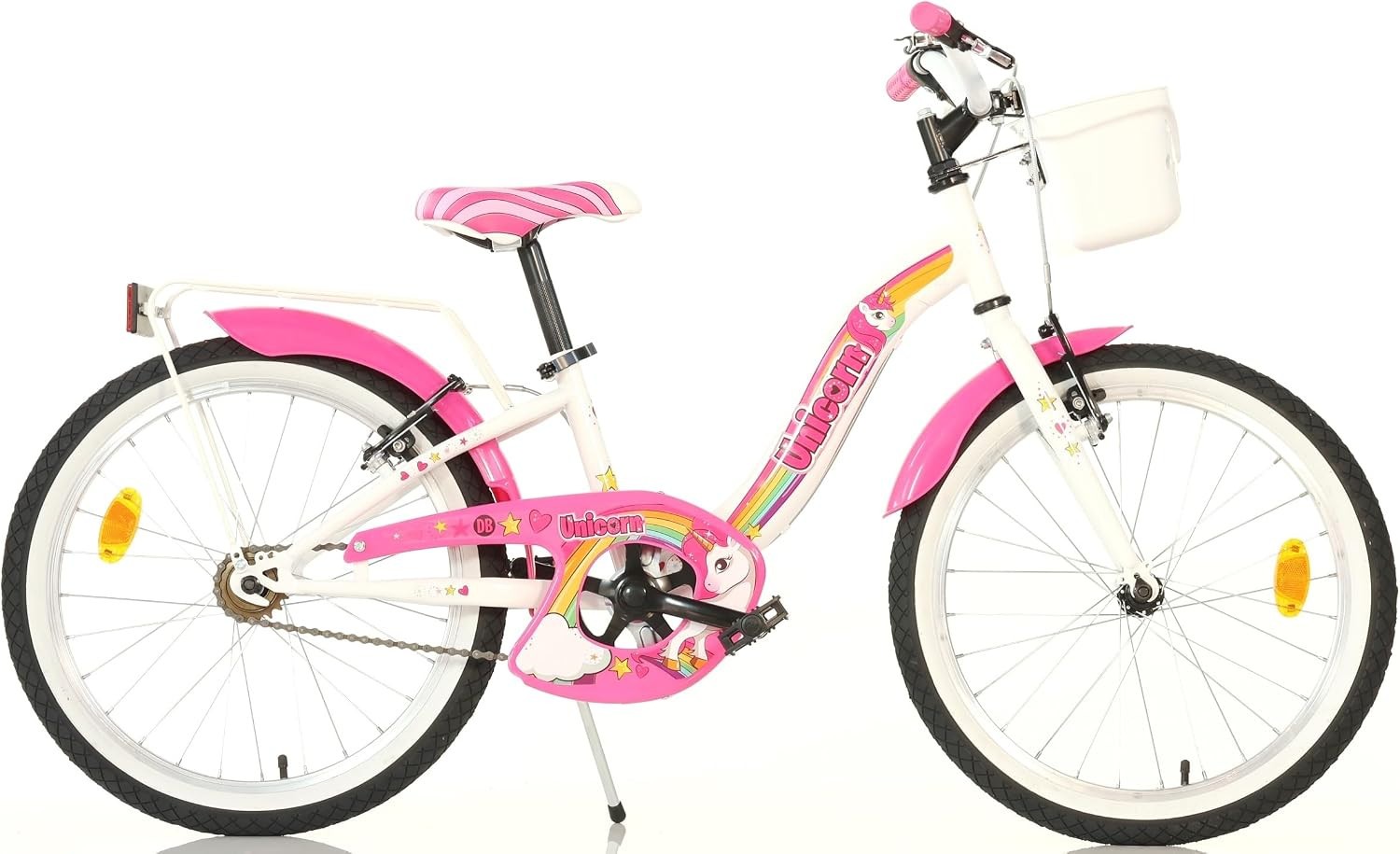 Dino Bikes Unicorn 20"" Bicicletta - Rosa/Bianca