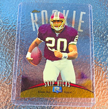 1998 Topps Finest Rookie Skip Hicks Acetate Printing Proof Card #20. 1/1. rookie card picture