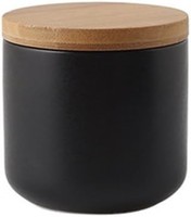 Vorratsdosen Keramik Mit Bambusdeckel Vorratsdose Kaffeedose Teedose - 260Ml/9