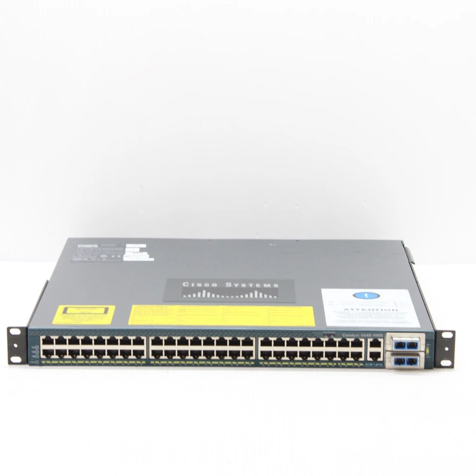 Cisco Catalyst WS C4948 10GE S V13 Layers 2 to 4 Network Switch 48 x 1 Gbps - Image 2 of 4