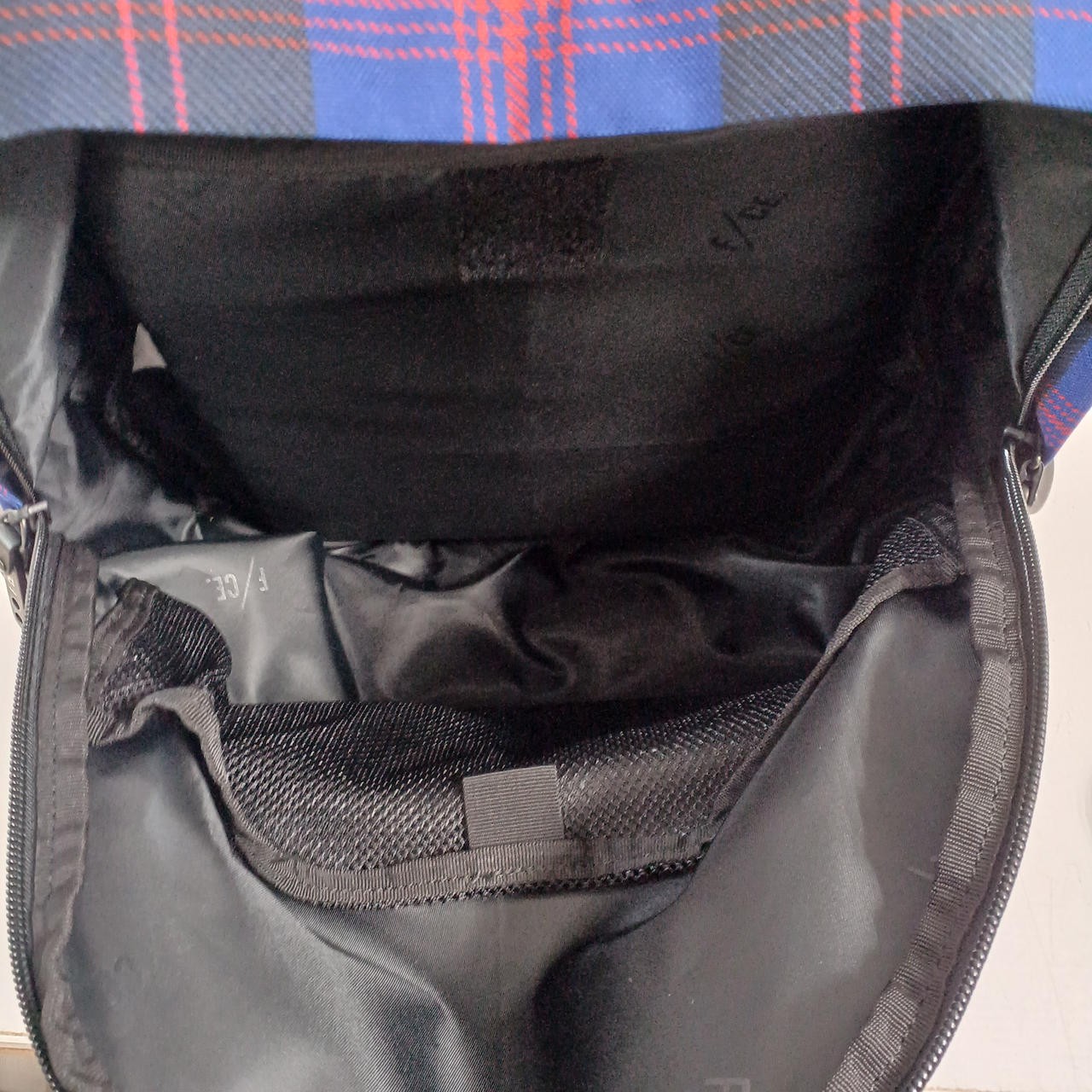 F/Ce Blu Check Daypack Backpack - image 3