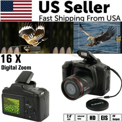 Digital Camera 16MP 1080P HD 16X Zoom 3.0'' LCD Anti-Shake US Seller