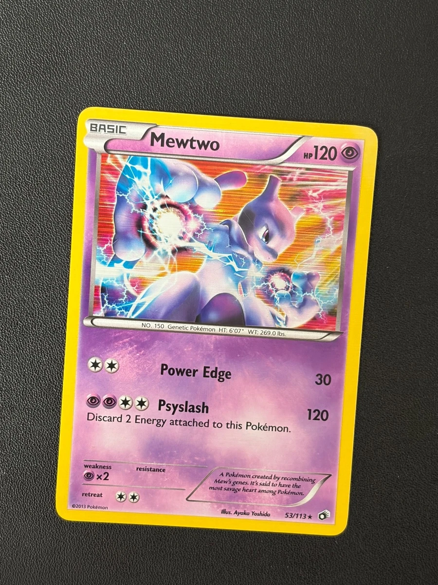 Mewtwo Pokémon TCG Legendary Treasures Individual Collectible Card