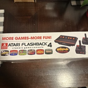 Atari Flashback 4 Classic Game Console- 76 Built In Games- New Sealed In Box