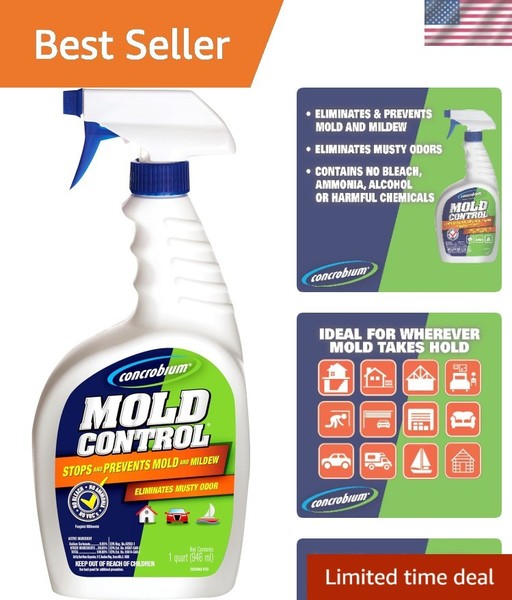 Spray eficaz de control de moldes de 32 oz - barrera invisible, sin productos químicos nocivos