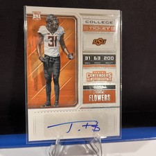 Tre Flowers Autograph 2018 Panini Contenders Draft Picks - College Ticket