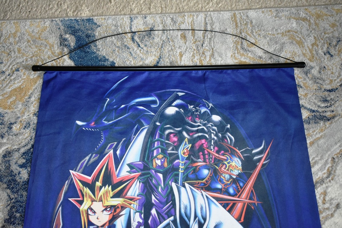 RARE VINTAGE ANIME Yu-Gi-Oh! Yugioh fabric wall scroll POSTER ART