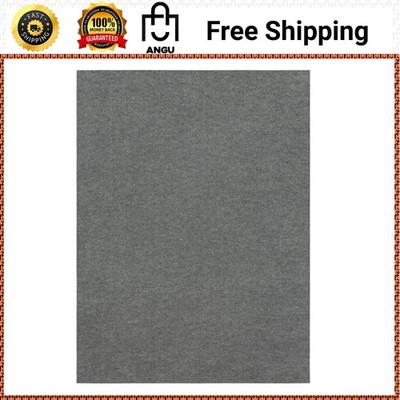 Unbound Smoke Gray Ribbed 6×8 Indoor/Outdoor Area Rug Durable, Low Profile