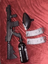 Tippmann Stormer Elite .68 Caliber Dual Paintball Fed Marker, Black - 14913