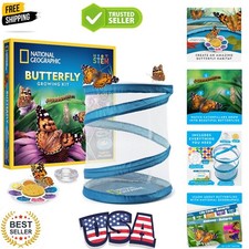 Engaging Butterfly Growing Habitat Kit with Caterpillar Voucher Learning Guide