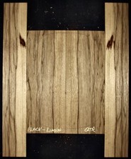 Guitar Luthier Tonewood PREMIUM BLACK LIMBA Acoustic backs sides SET back side