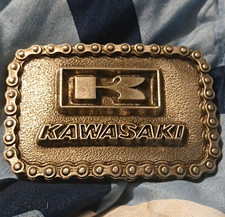 Kawasaki Limited Edition Vintage 1975 MM Chicago Belt Buckle Serial 672