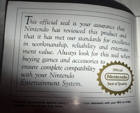 Super Mario Bros. / Duck Hunt Nintendo NES Manual Only ~ Instruction Booklet