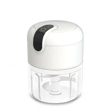 Food Processor -Electric Mini Portable Outdoor Garlic Onion Chopper USB Charging