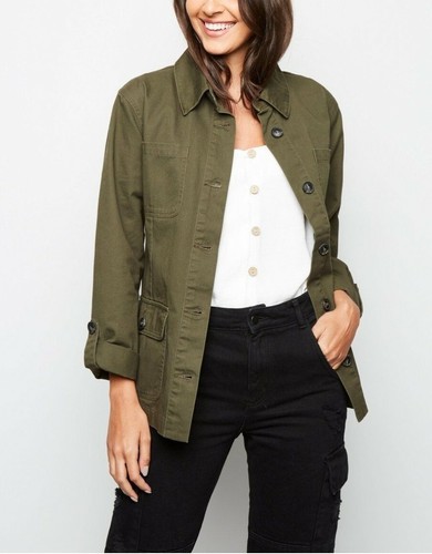 Belted Utility Shacket Size UK8 . | eBay