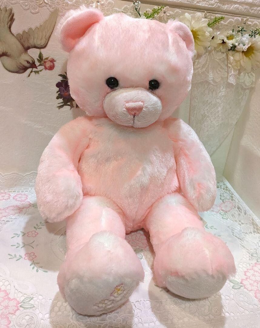‼️希少‼️build a bear rose bear ぬいぐるみ本体＋洋服 Plush Rose Bear With Bow 25cm – Floral Supplies Store