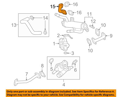 HYUNDAI OEM 16-19 Sonata Emission Components-Water Inlet Pipe 284622E900