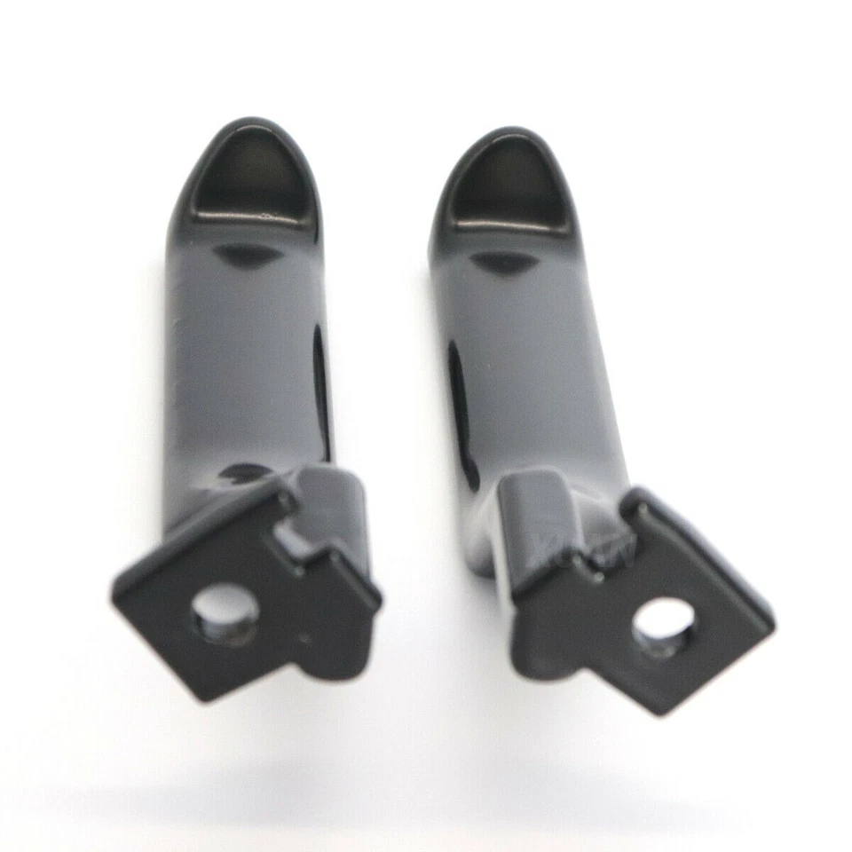 Par de manijas de puerta interiores de metal izquierda derecha negras para camioneta Ford F150 F250 F350 87-96 Foto 3 de 4